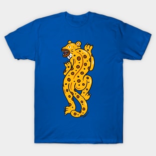 Leopard tattoo cartoon style #01 T-Shirt